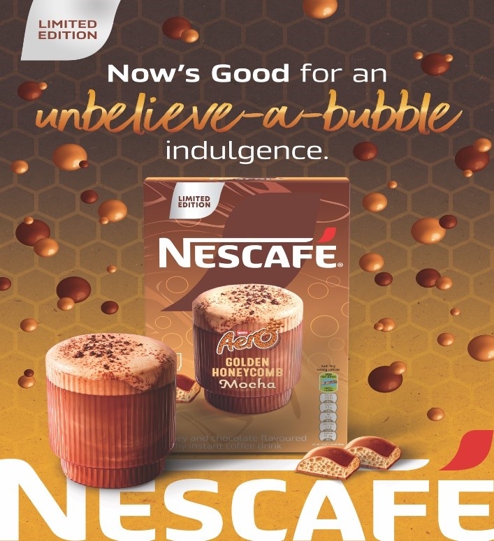 A poster of a beverage package